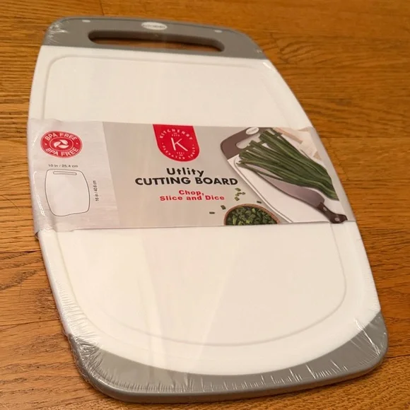 Kitchenry White and Gray Cutting Board NEW - Picture 6 of 8